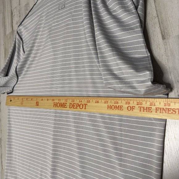 Cutter Buck LSU Gray Meridian Half-Zip Pullover Embroidered Tiger DryTec Size M - Picture 7 of 8